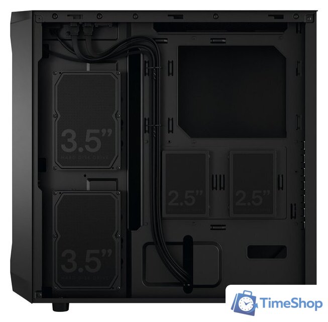 Корпус Fractal Design Focus 2 Black Solid FD-C-FOC2A-07 - Изображение №7 — Интернет-магазин Time-Shop