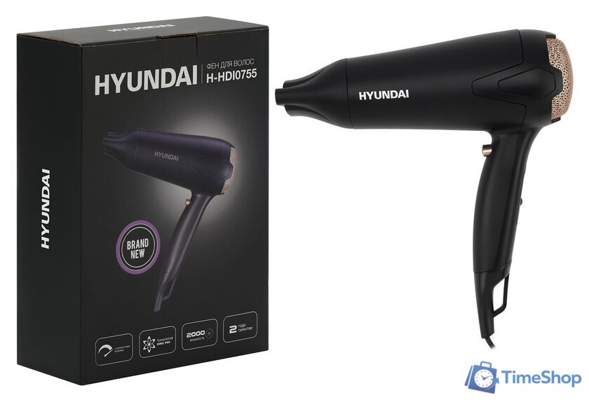 Фен Hyundai H-HDI0755 - Изображение №12 — Интернет-магазин Time-Shop