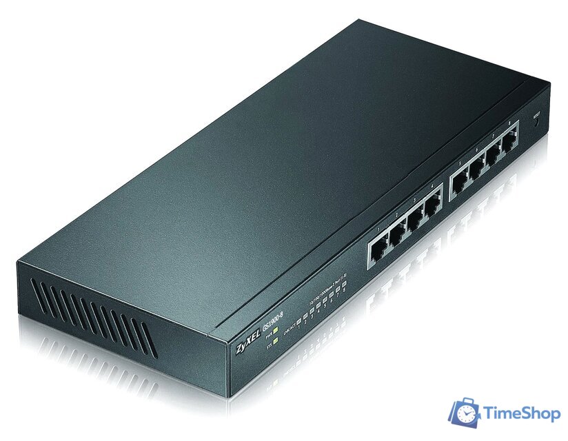 Управляемый коммутатор уровня 2+ Zyxel GS1900-8 - Изображение №4 — Интернет-магазин Time-Shop