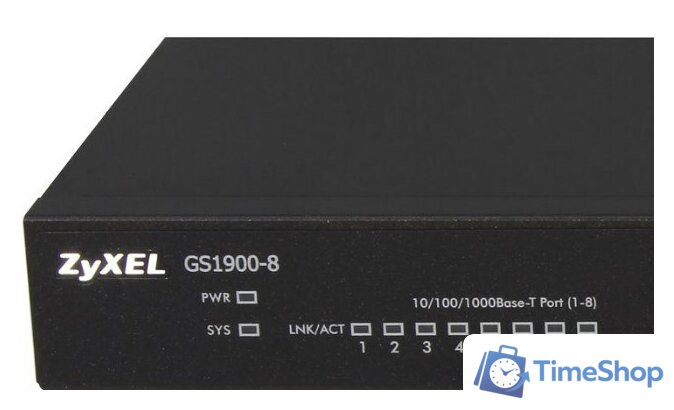 Управляемый коммутатор уровня 2+ Zyxel GS1900-8 - Изображение №9 — Интернет-магазин Time-Shop