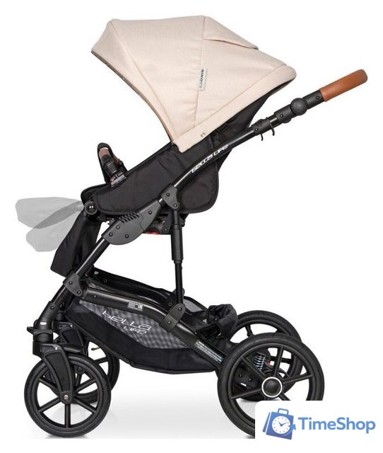 Универсальная коляска Riko Basic Bella Life (3 в 1, 05, mokka) - Изображение №3 — Интернет-магазин Time-Shop