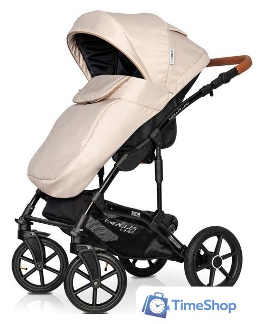Универсальная коляска Riko Basic Bella Life (3 в 1, 05, mokka) - Изображение №5 — Интернет-магазин Time-Shop
