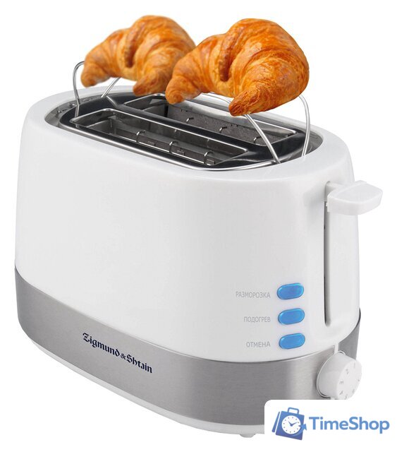 Тостер Zigmund & Shtain ST-80 W - Изображение №2 — Интернет-магазин Time-Shop