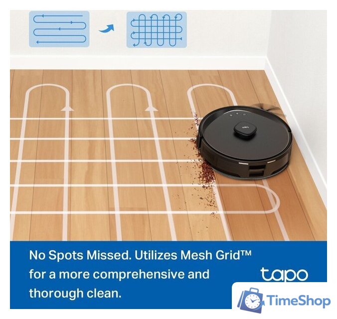 Робот-пылесос TP-Link Tapo RV30 Max Plus (черный) - Изображение №5 — Интернет-магазин Time-Shop
