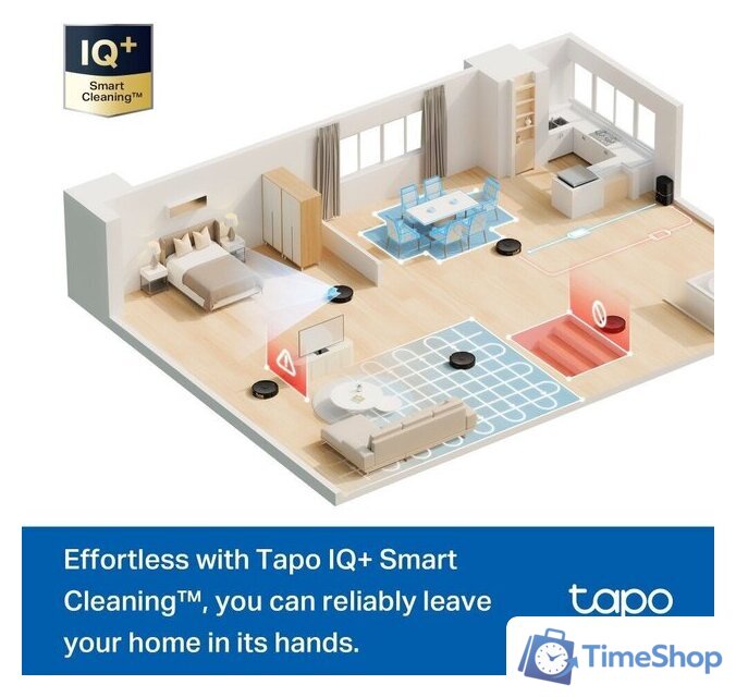 Робот-пылесос TP-Link Tapo RV30 Max Plus (черный) - Изображение №8 — Интернет-магазин Time-Shop