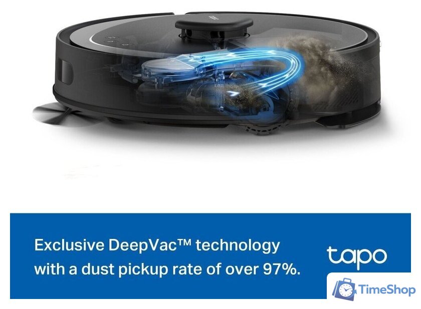 Робот-пылесос TP-Link Tapo RV30 Max Plus (черный) - Изображение №6 — Интернет-магазин Time-Shop