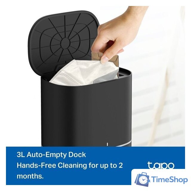 Робот-пылесос TP-Link Tapo RV30 Max Plus (черный) - Изображение №9 — Интернет-магазин Time-Shop