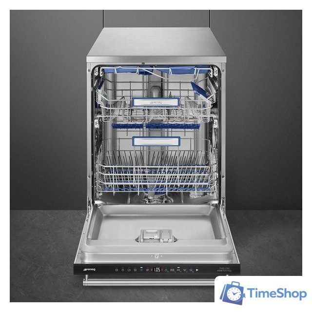Отдельностоящая посудомоечная машина Smeg LVS345BQSTX - Изображение №4 — Интернет-магазин Time-Shop