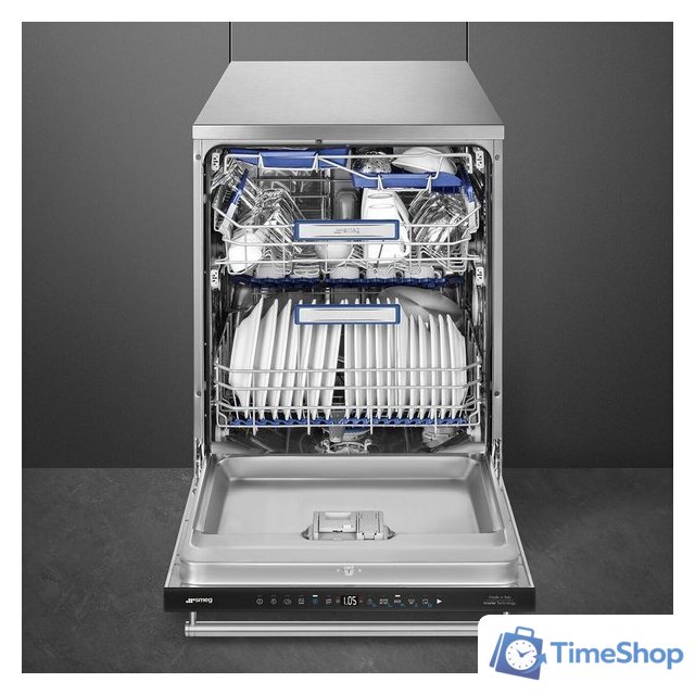 Отдельностоящая посудомоечная машина Smeg LVS345BQSTX - Изображение №3 — Интернет-магазин Time-Shop