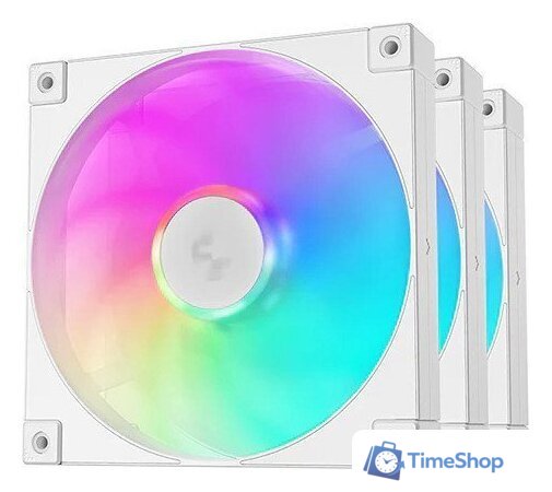 Комплект вентиляторов для корпуса DeepCool FD14 ARGB R-FD14-WHAPN3-G - Изображение №1 — Интернет-магазин Time-Shop