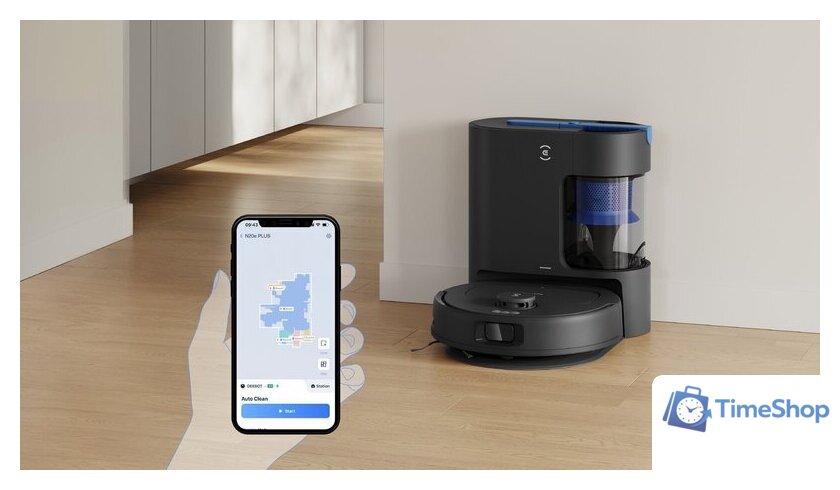 Робот-пылесос Ecovacs N20E Plus YDLX11-3 (черный) - Изображение №11 — Интернет-магазин Time-Shop