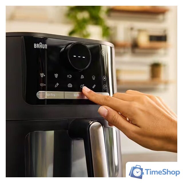 Аэрогриль (аэрофритюрница) Braun MultiFry 5 Air Fryer 3-i-n1 HF5075IBK - Изображение №5 — Интернет-магазин Time-Shop