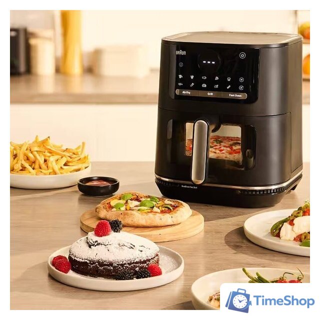 Аэрогриль (аэрофритюрница) Braun MultiFry 5 Air Fryer 3-i-n1 HF5075IBK - Изображение №10 — Интернет-магазин Time-Shop
