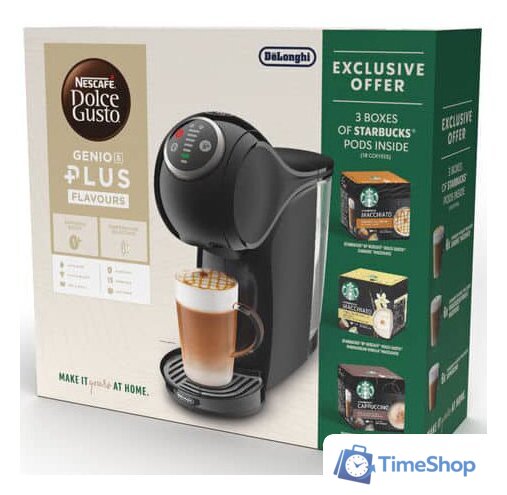 Капсульная кофеварка DeLonghi Dolce Gusto Genio S Plus EDG315.B - Изображение №4 — Интернет-магазин Time-Shop