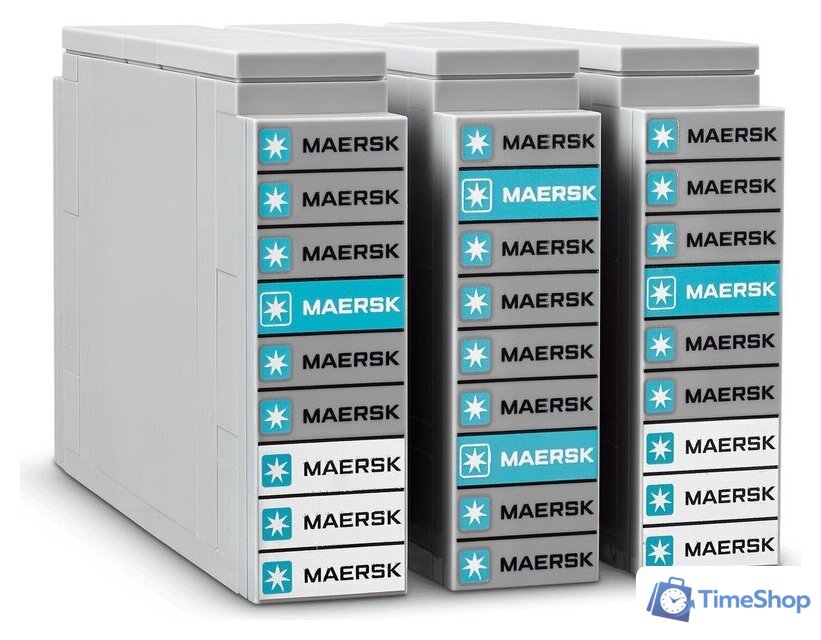 Конструктор LEGO 40955 Контейнеровоз Maersk с двухтопливным двигателем - Изображение №5 — Интернет-магазин Time-Shop