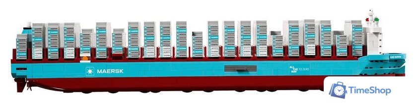 Конструктор LEGO 40955 Контейнеровоз Maersk с двухтопливным двигателем - Изображение №4 — Интернет-магазин Time-Shop
