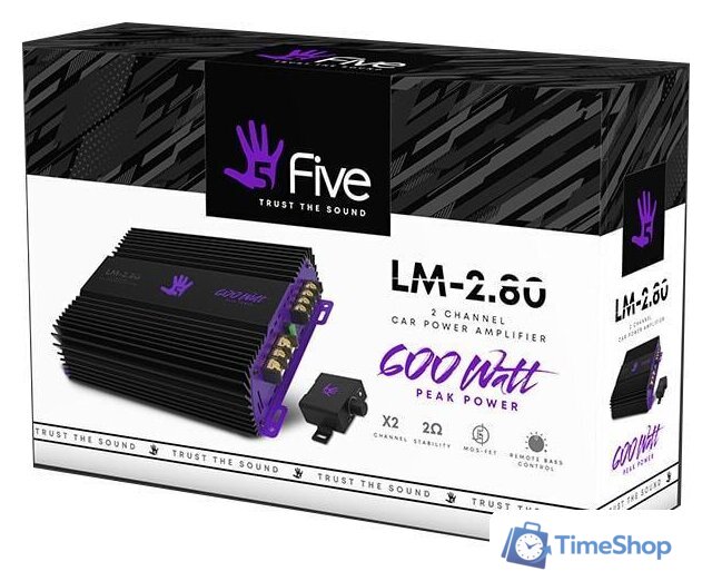 Автомобильный усилитель Five LM-2.80 - Изображение №2 — Интернет-магазин Time-Shop