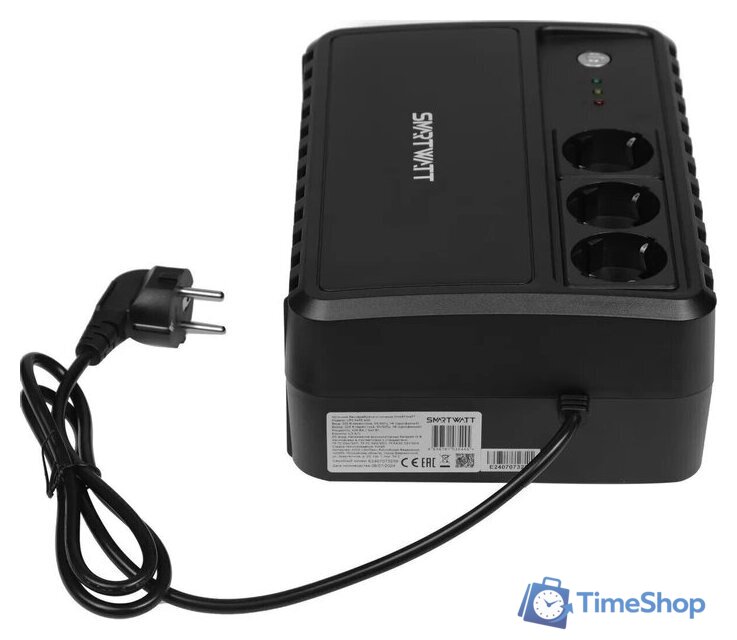 Источник бесперебойного питания SmartWatt UPS Safe 400 - Изображение №3 — Интернет-магазин Time-Shop