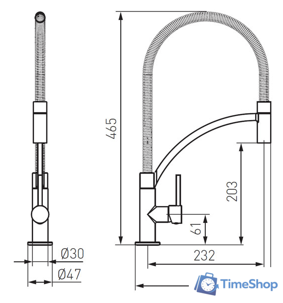 Смеситель Ferro Maestro BMS4 - Изображение №2 — Интернет-магазин Time-Shop