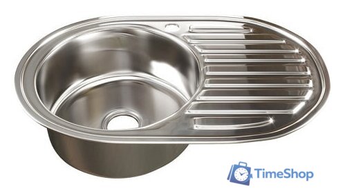 Кухонная мойка Mixline 533709 (левая, полированная, 0.8 мм) - Изображение №1 — Интернет-магазин Time-Shop