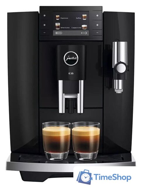 Кофемашина JURA E8 Piano Black ED 15745 (черный) - Изображение №1 — Интернет-магазин Time-Shop