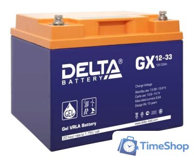 Аккумулятор для ИБП Delta GX 12-33 (12В/33 А·ч) - Изображение №1 — Интернет-магазин Time-Shop