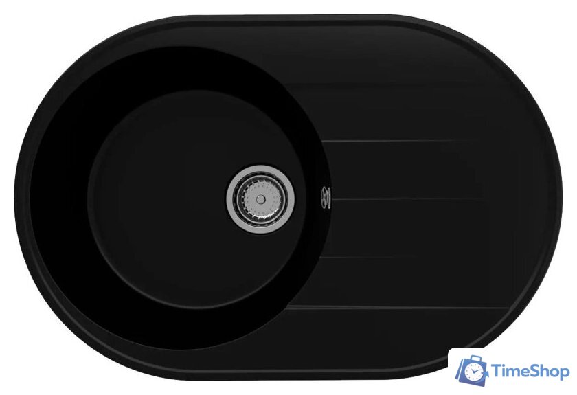 Кухонная мойка Ulgran Quartz Nora 750-07 (уголь) - Изображение №1 — Интернет-магазин Time-Shop