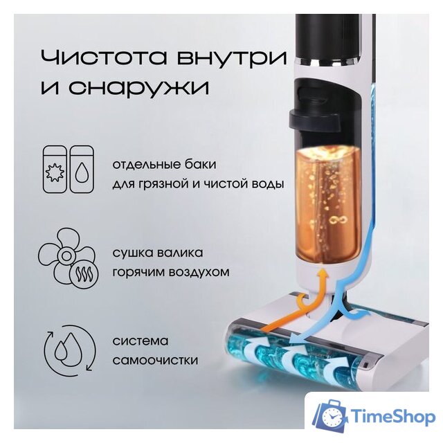 Вертикальный моющий пылесос Tesler Pure Storm WD-7500 - Изображение №16 — Интернет-магазин Time-Shop