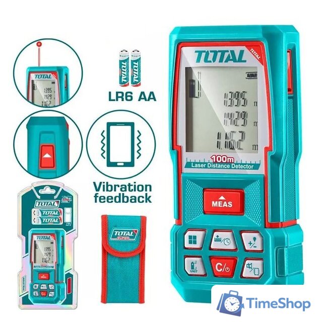Лазерный дальномер Total TMT51036 - Изображение №1 — Интернет-магазин Time-Shop