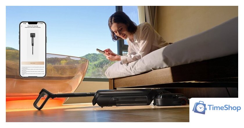 Вертикальный моющий пылесос Mova M50 Ultra Wet and Dry Vacuum (евровилка) - Изображение №14 — Интернет-магазин Time-Shop