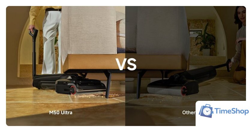 Вертикальный моющий пылесос Mova M50 Ultra Wet and Dry Vacuum (евровилка) - Изображение №10 — Интернет-магазин Time-Shop