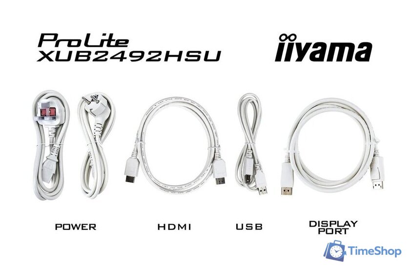 Монитор iiyama ProLite XUB2492HSU-W6 - Изображение №9 — Интернет-магазин Time-Shop