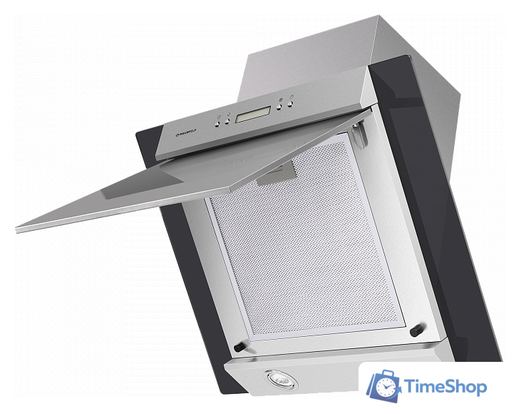Кухонная вытяжка MAUNFELD Gloria 60 (нержавеющая сталь/черное стекло) - Изображение №12 — Интернет-магазин Time-Shop