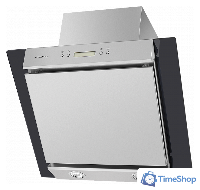 Кухонная вытяжка MAUNFELD Gloria 60 (нержавеющая сталь/черное стекло) - Изображение №2 — Интернет-магазин Time-Shop