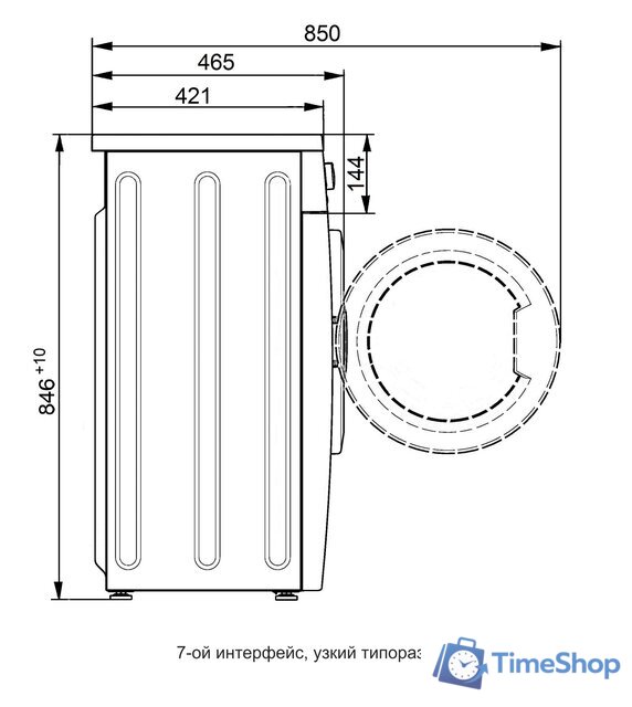 Стиральная машина ATLANT СМА 60У107 - Изображение №2 — Интернет-магазин Time-Shop