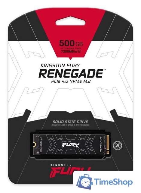 SSD Kingston Fury Renegade 500GB SFYRS/500G - Изображение №5 — Интернет-магазин Time-Shop