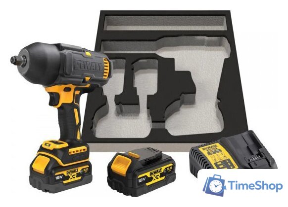 Гайковерт DeWalt DCF900P2G (с 2-мя АКБ, ложемент) - Изображение №1 — Интернет-магазин Time-Shop