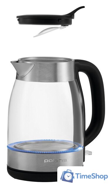 Электрический чайник Polaris PWK 1817CGL Water Way Pro - Изображение №3 — Интернет-магазин Time-Shop