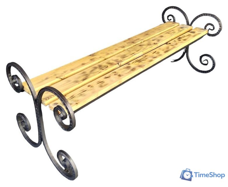 Скамейка Saniji Завиток С95 1500x450x500 - Изображение №1 — Интернет-магазин Time-Shop