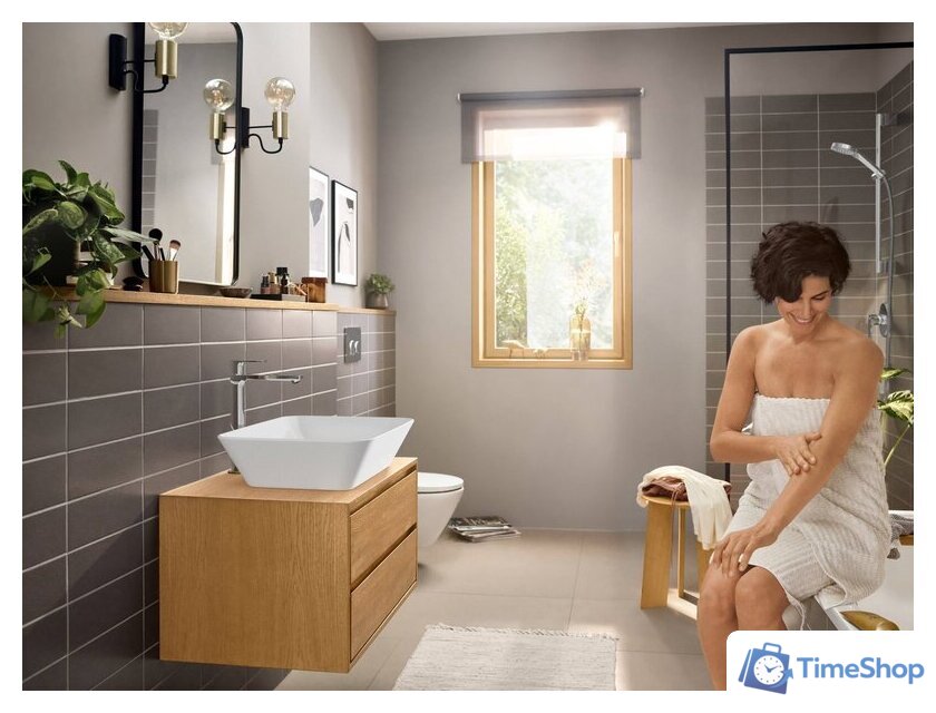 Смеситель Hansgrohe Rebris E Chrom 72581000 - Изображение №3 — Интернет-магазин Time-Shop