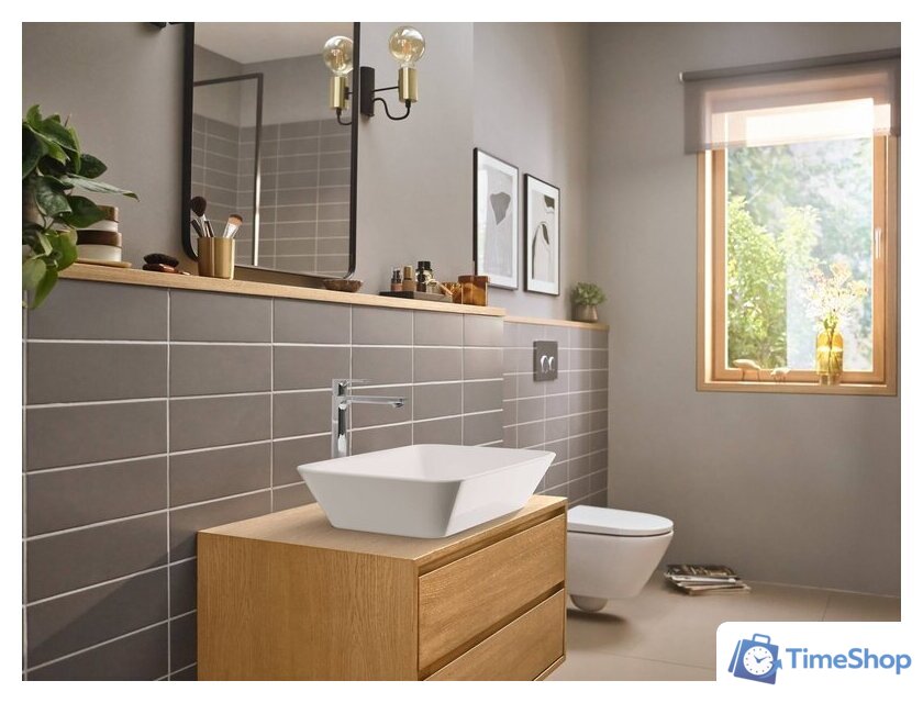 Смеситель Hansgrohe Rebris E Chrom 72581000 - Изображение №4 — Интернет-магазин Time-Shop