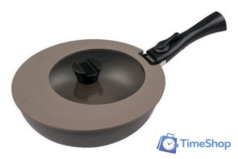 Набор сковород Lara LR01-301 (коричневый) - Изображение №3 — Интернет-магазин Time-Shop