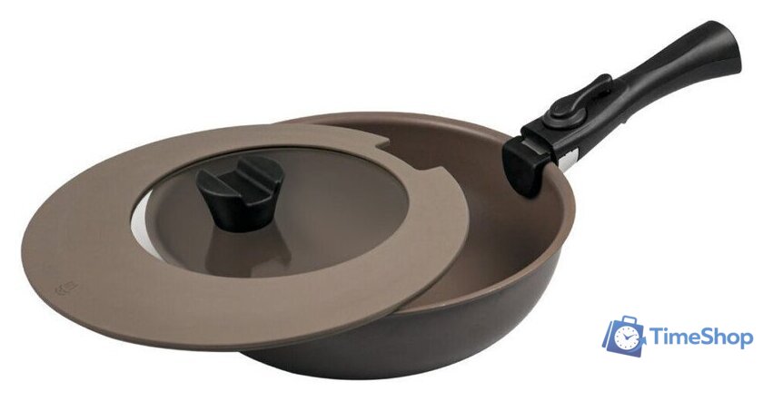 Набор сковород Lara LR01-301 (коричневый) - Изображение №5 — Интернет-магазин Time-Shop