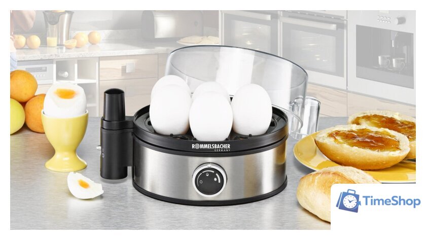 Яйцеварка ROMMELSBACHER ER 400 - Изображение №9 — Интернет-магазин Time-Shop