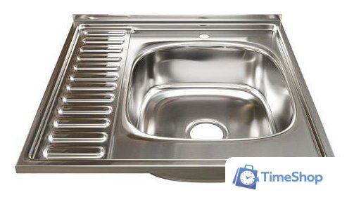 Кухонная мойка Mixline 528015 (правая, полированная, 0.6 мм) - Изображение №1 — Интернет-магазин Time-Shop