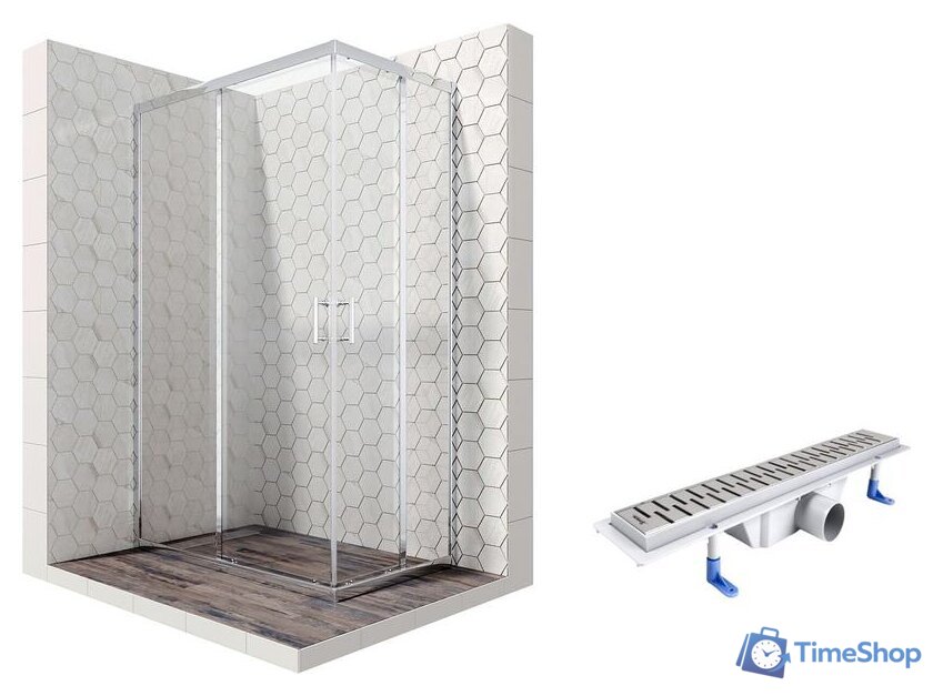 Душевой уголок Ambassador Set 14011101-ST5 - Изображение №1 — Интернет-магазин Time-Shop