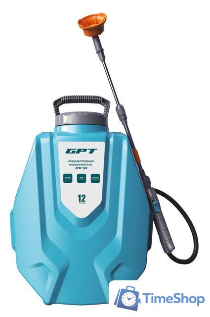 Аккумуляторный опрыскиватель GPT ZFB-12li - Изображение №1 — Интернет-магазин Time-Shop