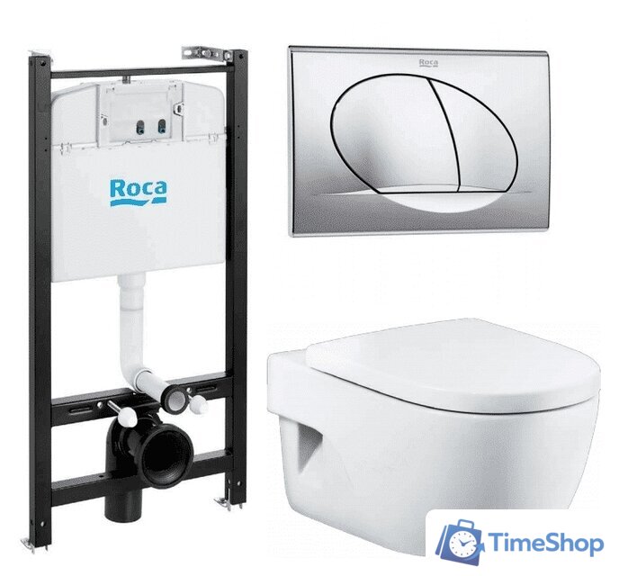 Унитаз подвесной Roca Meridian 893104110 - Изображение №1 — Интернет-магазин Time-Shop