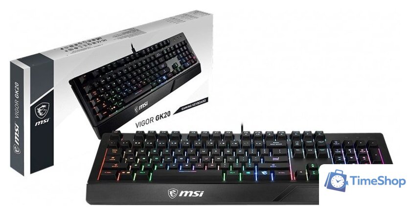 Клавиатура MSI Vigor GK20 - Изображение №5 — Интернет-магазин Time-Shop