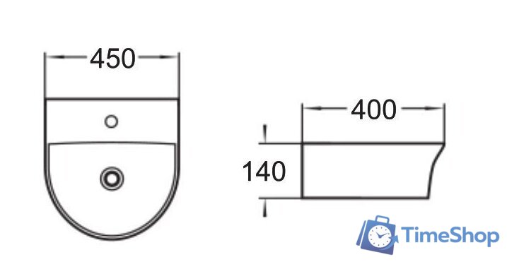 Умывальник SantiLine SL-2008 - Изображение №2 — Интернет-магазин Time-Shop